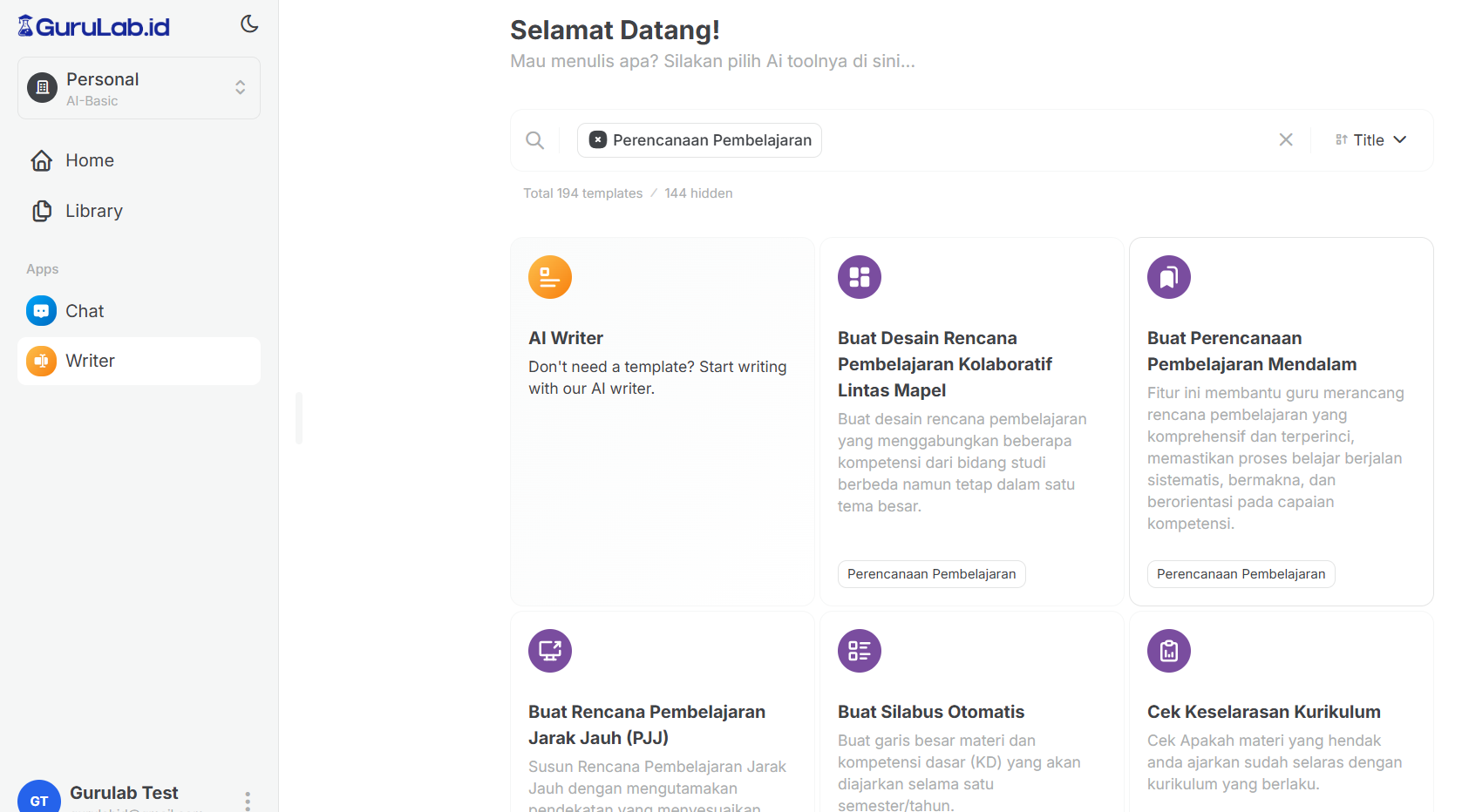 Langkah 2: Pilih Tool dan Input Data
